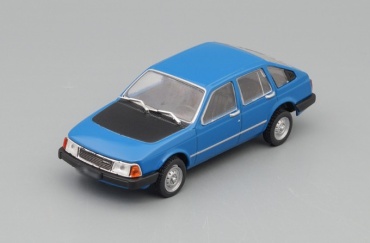 Коллекционная модель автомобиль DeAgostini Автолегенды СССР №86 Москвич-С3 "Меридиан" 1976 г. синий 1:43