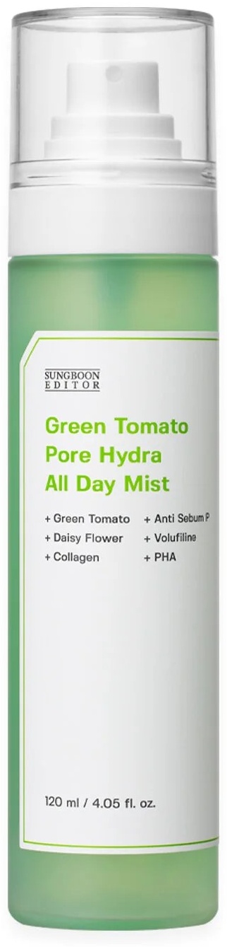 Sungboon Editor мист Green Tomato Pore Hydra All Day Mist Увлажняющий Мист для Лица 120ml 120 мл