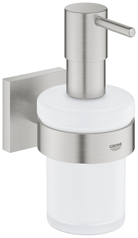 Дозатор для жидкого мыла Grohe White House GROHE Start Cube с держателем (41098DC0)