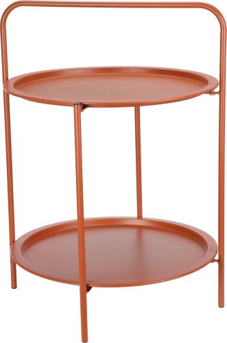 Журнальный столик Koopman International X99001430, 50х50x66 см, терракотовый