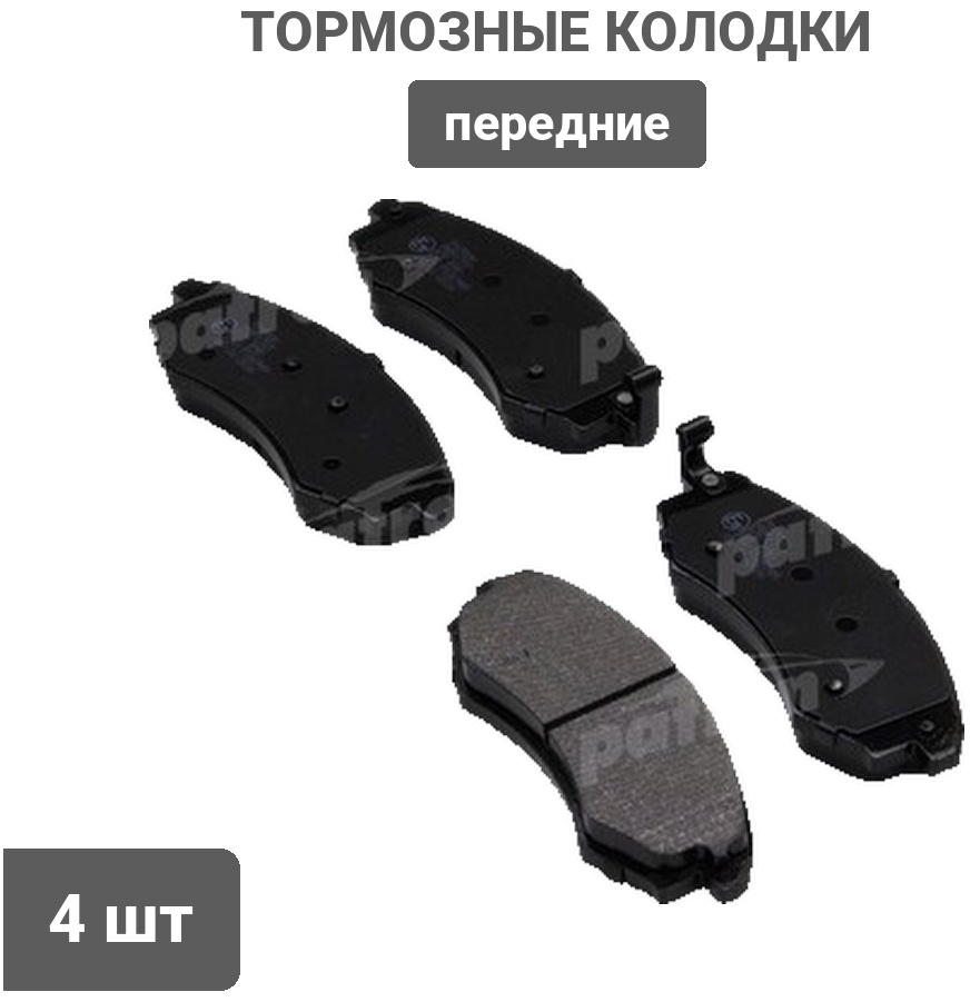 Колодки PATRON передние PBP1737