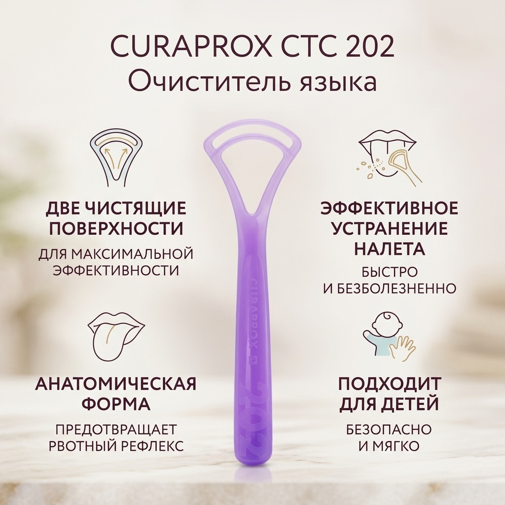 CURAPROX CTC 202 очиститель языка средняя 1 шт