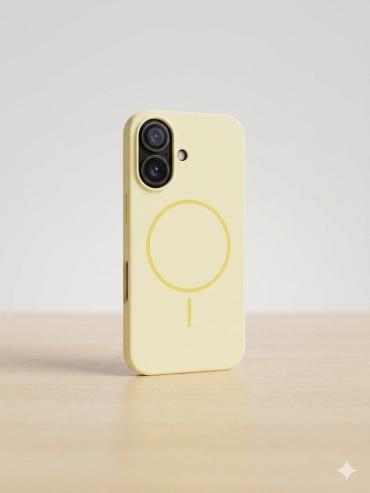 Чехол MORE для Apple iPhone 17 желтый