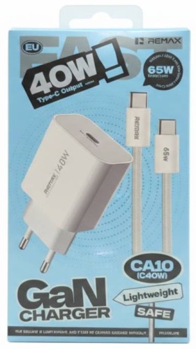 Remax CA10 USB Type-C 40 Вт белый