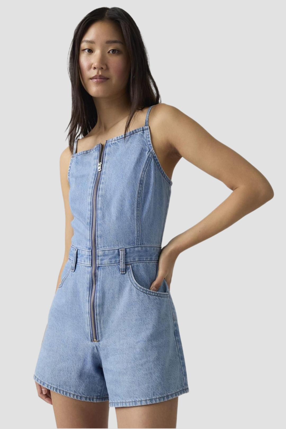 Комбинезон с шортами Levis голубой