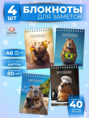 Скетчбук Типография ТМТ 388871198, A6, 40 л, белый