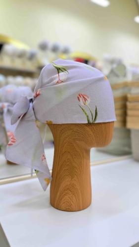 Бандана Turban style размер универсальный, сиреневый