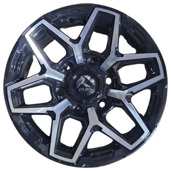 Fonyee SM 2043AL 8x15/6x139.7 D110.5 ET-10 4 диска черный, серебристый
