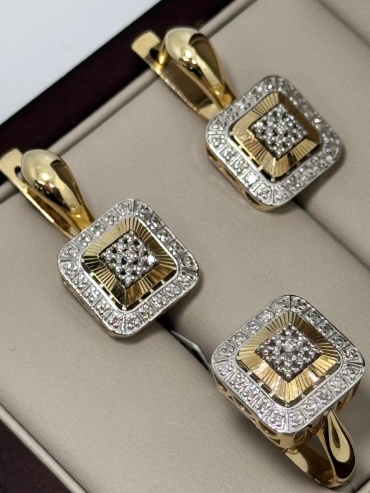Exclusive 6657 вес 9.86 г золото, бриллиант