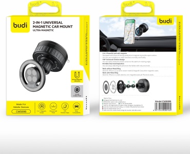 Магнитный держатель Budi CM589B черный