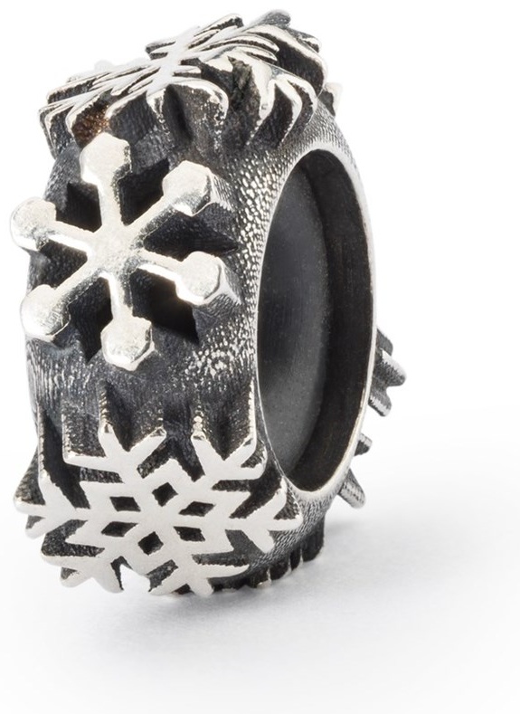 Шарм-стоппер Trollbeads TAGBE-20253 вес 1.59 г серебро, каучук, без вставок