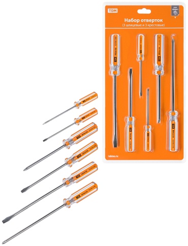 TDM ELECTRIC набор отверток SQ1013-0102 PH2х150 мм