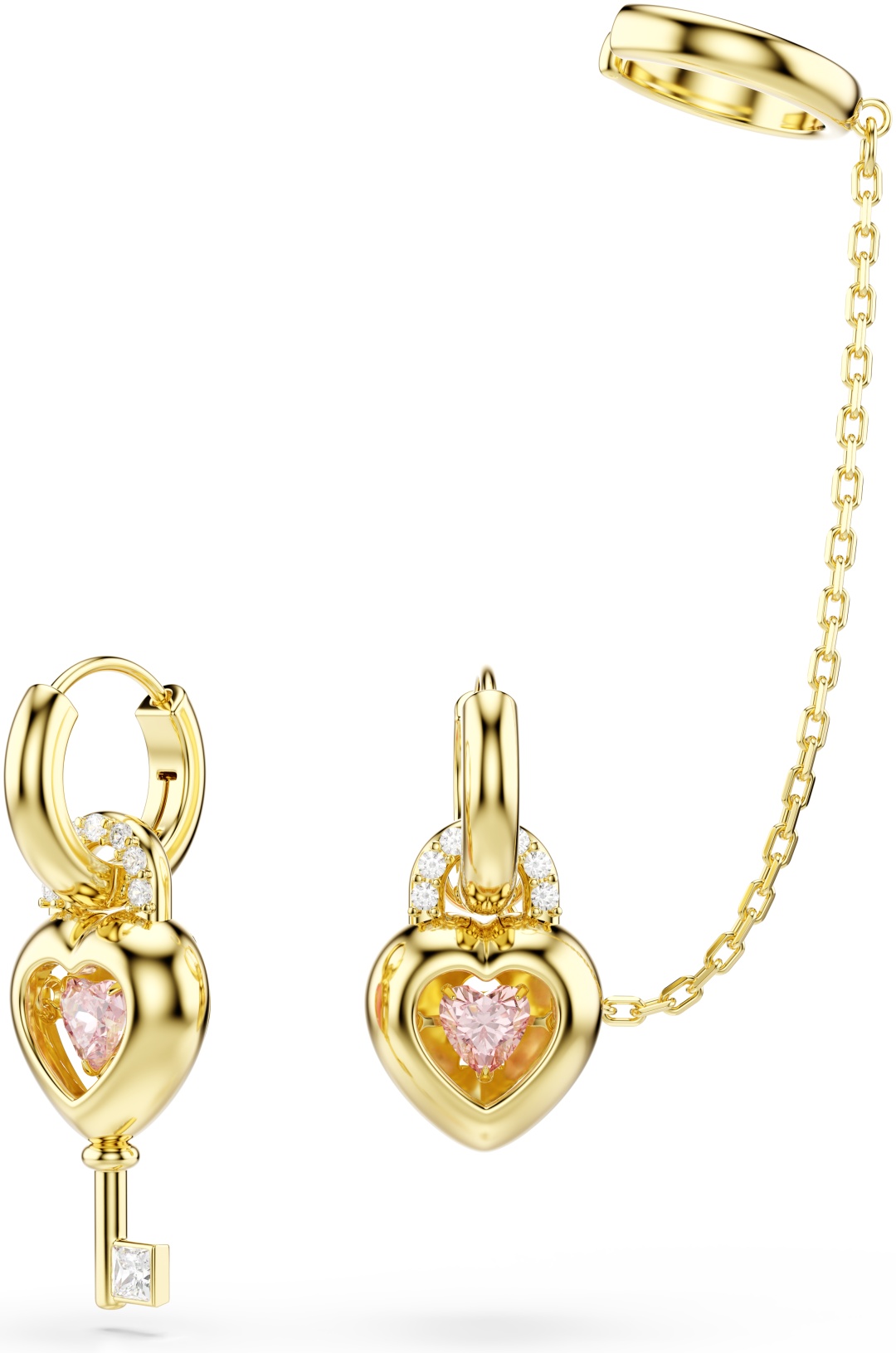 Серьги Swarovski бижутерный сплав, кристаллы Swarovski