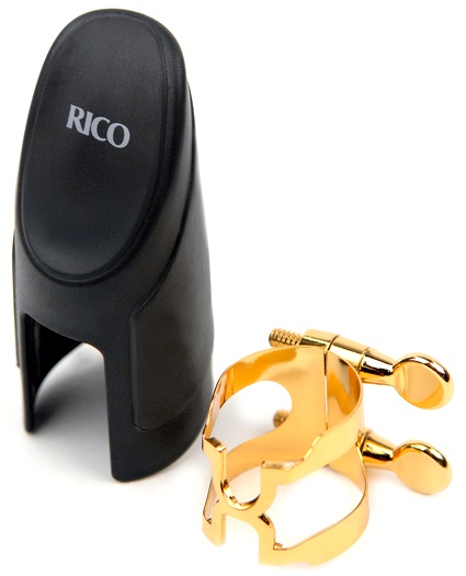 Лигатура с колпачком для кларнета Bb Ricoh HCL1G H-Ligature, позолоченная