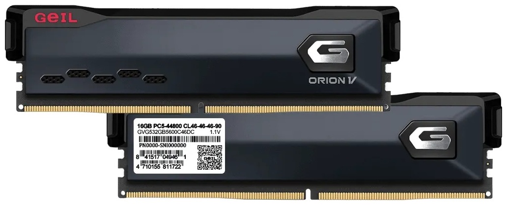 Оперативная память Geil ORION Titanium Grey, GOG416GB2666C19DC 16 Гб