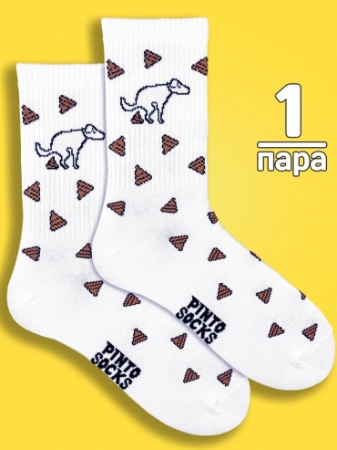 Носки Pinto Socks 1 пара белый 41