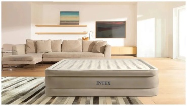 Кровать Intex 64428, 203x152x46 см, насос встроенный