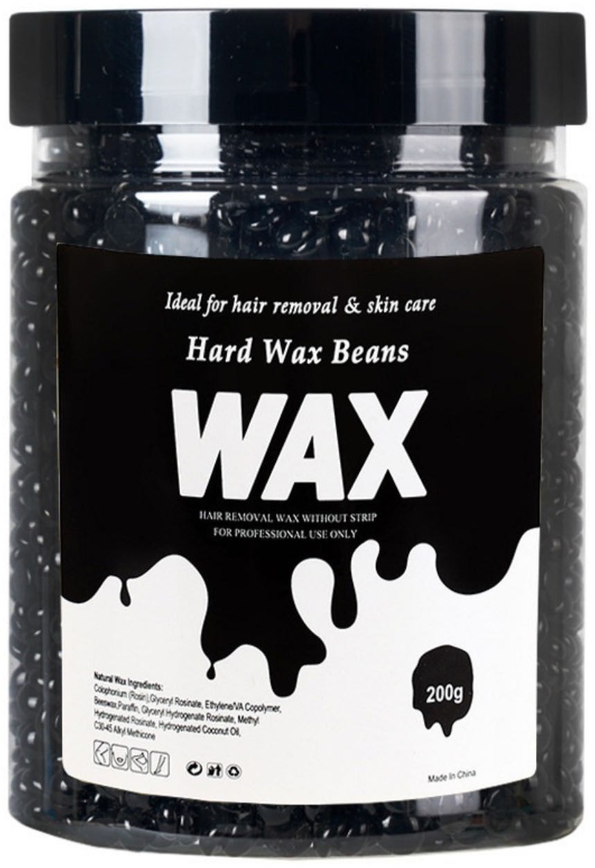 Воск пленочный hard wax beans плотность средняя в гранулах 200 г