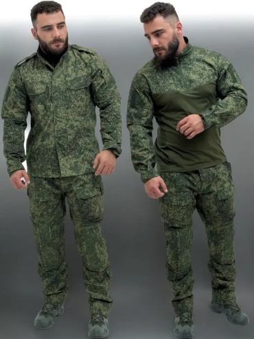 Повседневный костюм зеленый