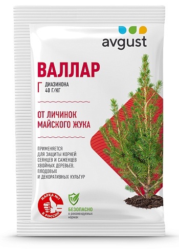 AVGUST инсектицид Валлар 50г марка МГ 0.05