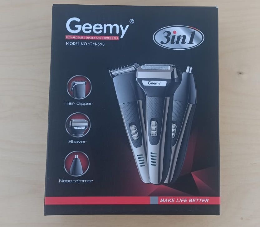 Geemy триммер GM-598 черный