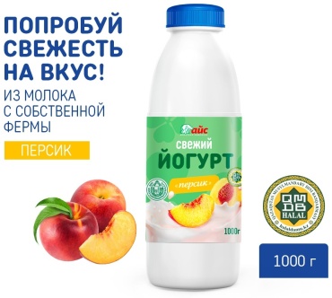 Йогурт Айс Свежий персик 2.5% 1000 г