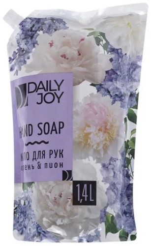 Жидкое мыло туалетное Жидкое мыло для рук "Daily Joy" сирень и пион 1 шт