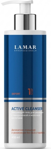 Lamar professional Очищающий гель для умывания Lamar Active Cleanser гель 400 мл
