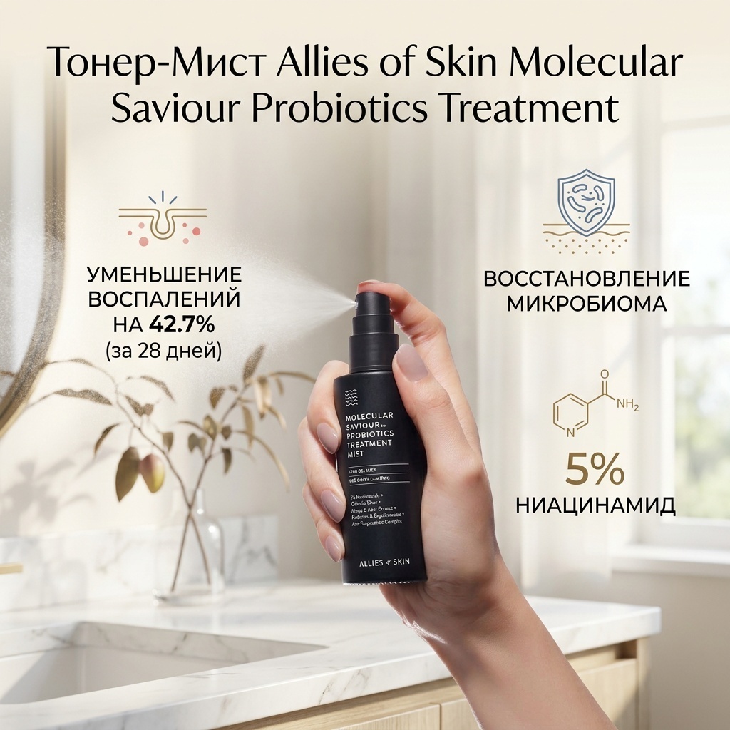Allies of skin тонер Molecular Saviour Probiotics Treatment 50 мл