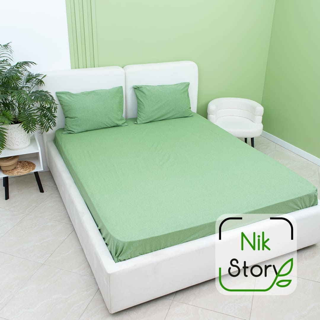 Простыня с наволочками NikStory Bright Colors 100x200, хлопок