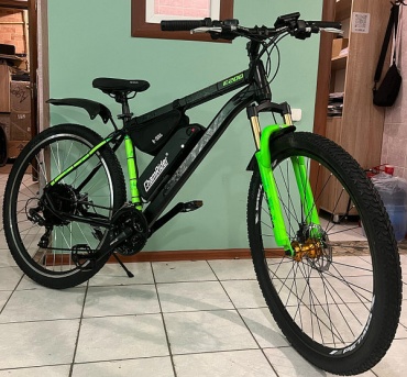 Petava. Электровелосипед 48v 1000w (max 1500 w), MXUS, редукторный, аккум. Li-ion 48v 15A/H. Кол 29 " 29 дюйм 2026 19 дюймов зеленый