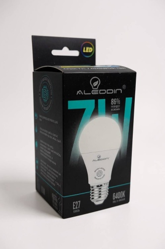 Aleddin light 7W E27, светодиодная, холодный белый