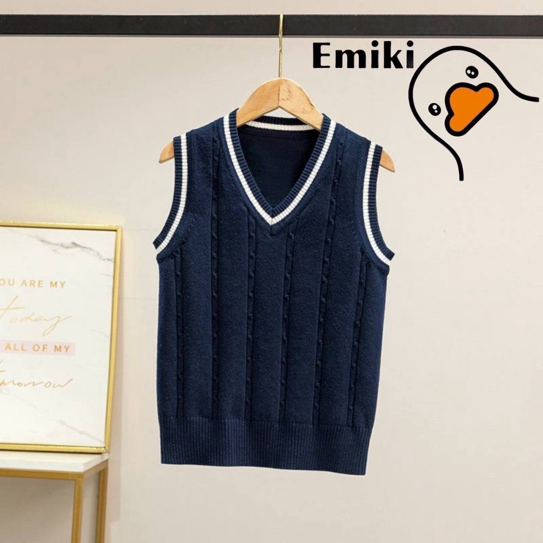 Школьный жилет Emiki синий