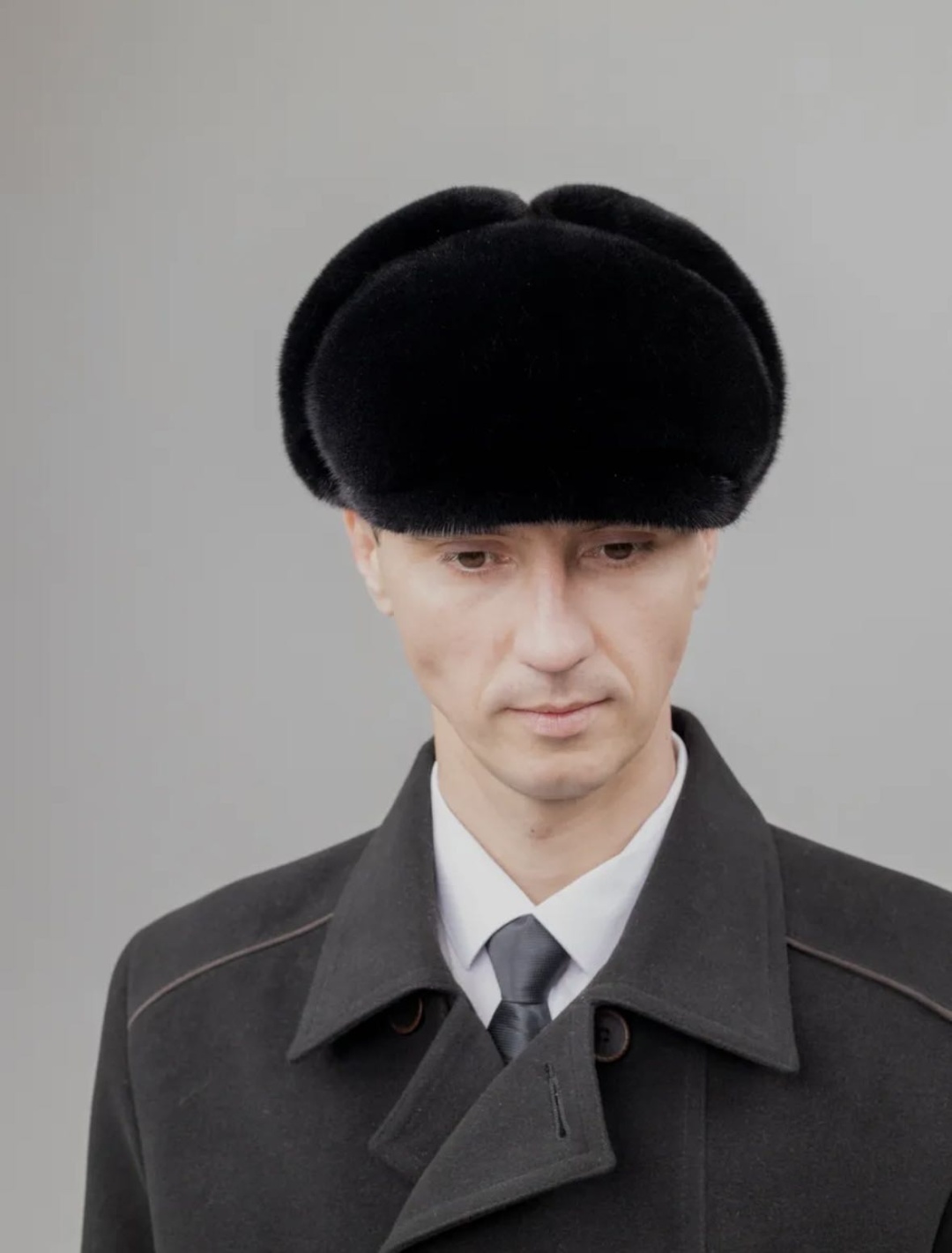Ушанка размер 58, 59, 60, 61, черный