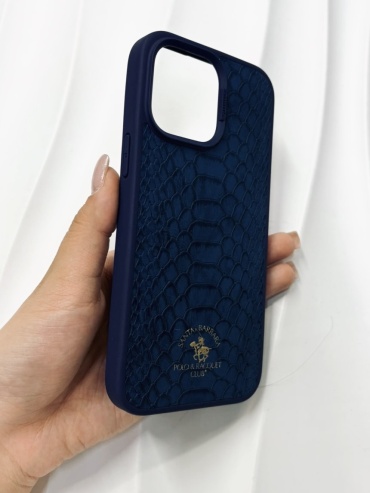 Чехол Santa Barbara Polo & Racquet Club для Apple iPhone 14 Pro Max синий
