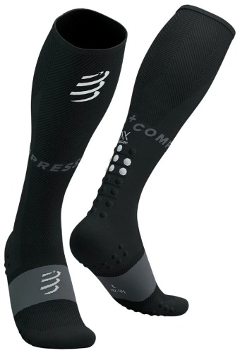 Гольфы Compressport SU00050B-990 Full socks oxygen черный T4 (45-48)
