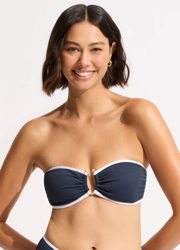 Купальник раздельный SEAFOLLY темно-синий