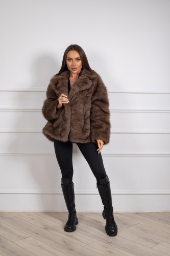 Шуба Granat.Furs коричневый