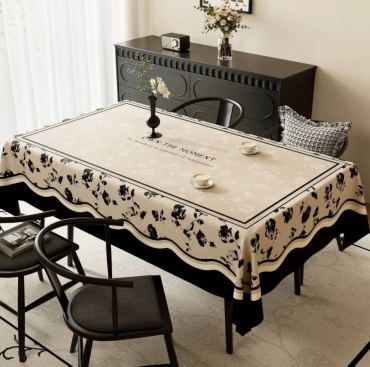 Скатерть DANL 220x140 см, ПВХ, полиэстер, 1 шт