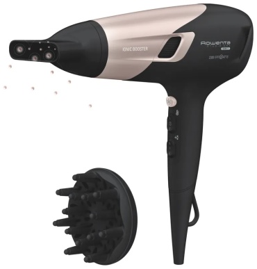 Rowenta Studio Dry CV5831F0 фен черный, розовый