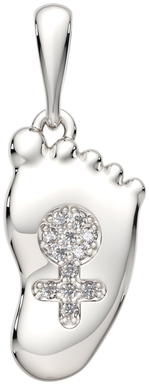 Подвеска Lucente Silver ZO-0440541.ZZ вес 1.07 г серебро, фианит