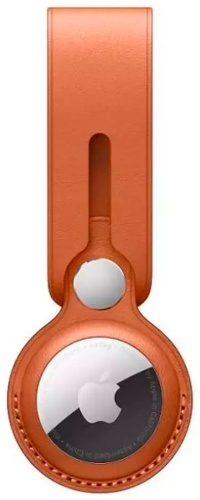 Чехол-брелок Apple для метки Чехол для GPS трекера APPLE AirTag Leather Loop - Saddle Brown (MX4A2ZM/A) коричневый