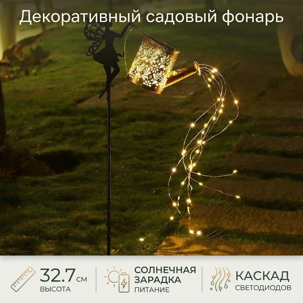 Уличный светильник в грунт / на штыре LED 32.7 см