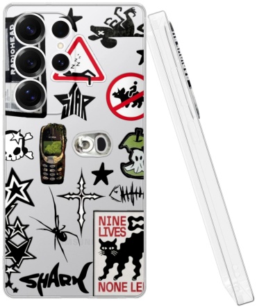 Чехол Mcover для Samsung Galaxy S25 Ultra рисунок