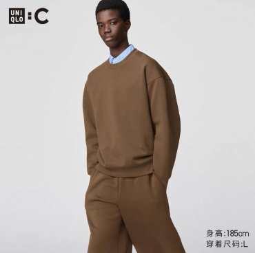 Толстовка Uniqlo коричневый