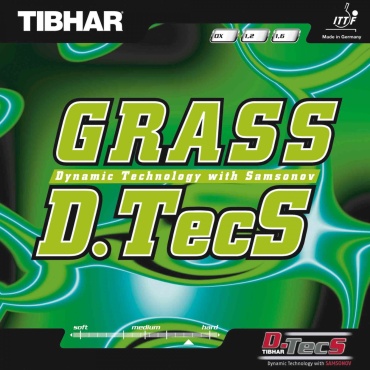 Накладка на ракетку длинные шипы на губке 0.5 GRASS D.Tecs TIBHAR🟢 зелёные