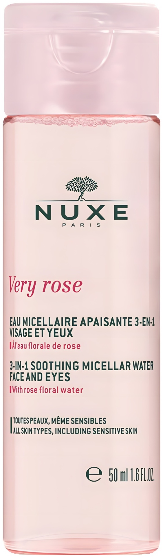 Nuxe Very Rose мицеллярная вода 50 мл