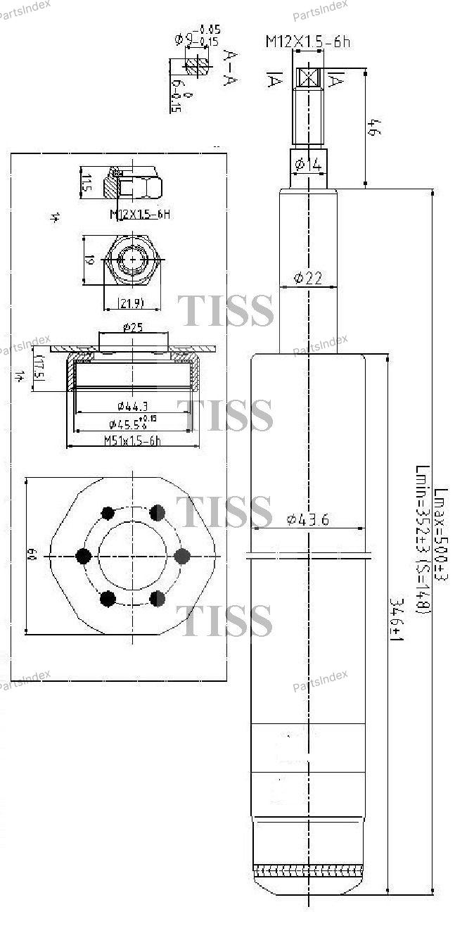 Амортизатор JD Амортизатор Подвески JAC0261