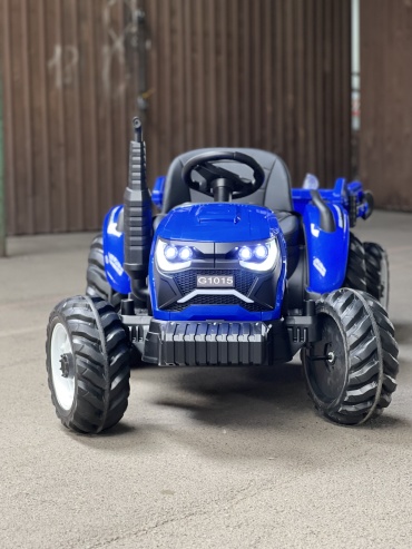 1Kids Трактор Электромобиль Машины синий