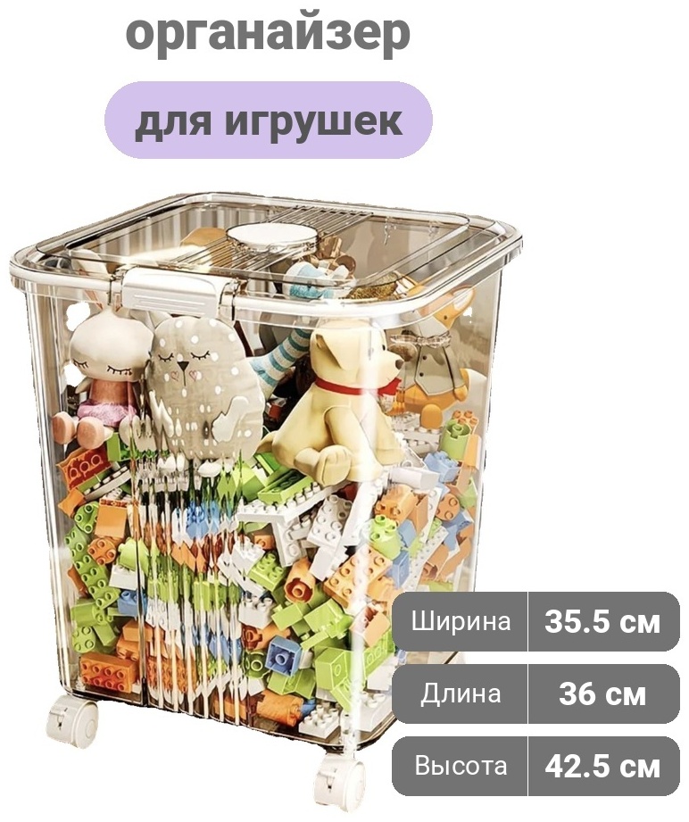 Органайзер универсальный 36x35.5x42.5 см, пластик